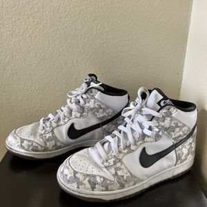 Nike Dunk Hightop White Camo | Neutral | Grey | Stealth